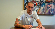 Maicon relembrou a comemoração contra o Corinthians - Instagram