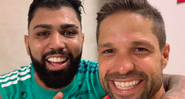 Gabigol e Diego atuam juntos pelo Flamengo - Instagram