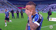 Everton se emociona ao se despedir do Grêmio - Transmissão TV Globo