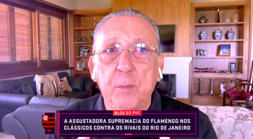 Galvão Bueno comenta desempenho do Flamengo no Brasileirão - Transmissão SporTV