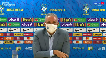 Comandante da Seleção Brasileira falou sobre sua mais recente convocação - Transmissão SporTV