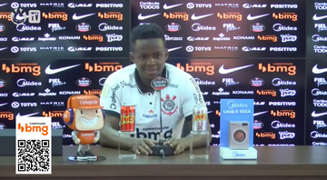 Cazares, jogador do Corinthians - Transmissão TV Corinthians