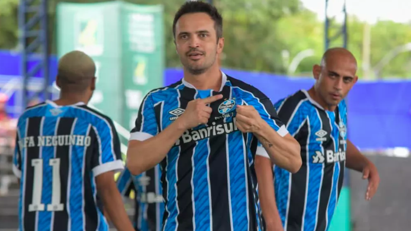 Falcão, jogador do Grêmio - Luciano Maciel/Grêmio Futebol 7