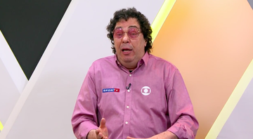 Walter Casagrande, apresentador da TV Globo - Transmissão TV Globo