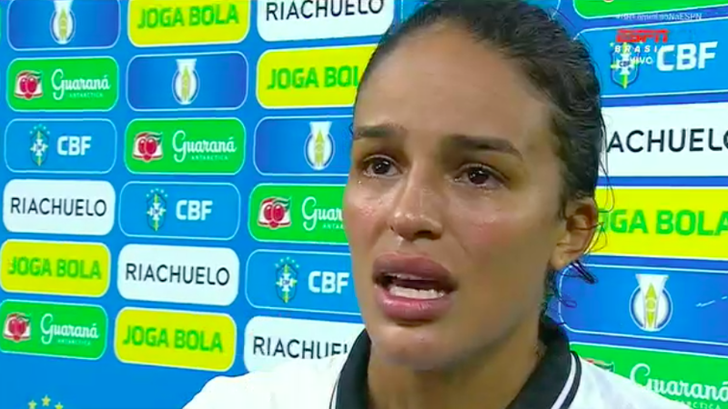 Gabi Nunes, jogadora do Corinthians - Transmissão TV Globo