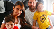 Lionel Messi e sua família - Instagram