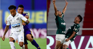 Marinho, atacante do Santos, e Rony, atacante do Palmeiras - GettyImages