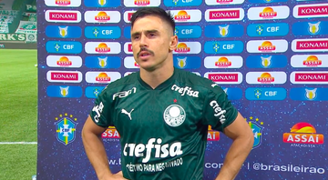 Willian Bigode, atacante do Palmeiras - Transmissão TV Globo