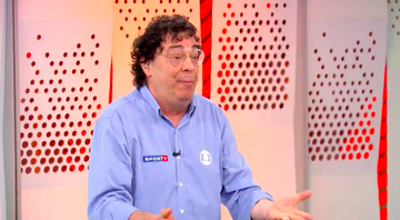 Walter Casagrande, comentarista da TV Globo - Transmissão TV Globo
