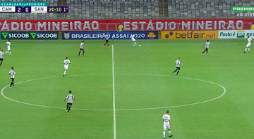 Atlético-MG e Santos - Campeonato Brasileiro - Transmissão TV Globo