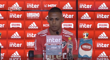 Bruno Alves em entrevista coletiva - Transmissão SPFC TV