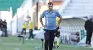 Carille, treinador do Santos, na partida contra o Juventude pelo Brasileirão - Pedro ErnestoGuerra Azevedo/SantosFC/Fotos Públicas