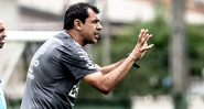 Carille, treinador do Santos durante o treinamento - Ivan Storti / Santos FC / Flickr