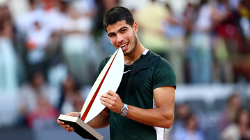 Carlos Alcaraz é campeão do Masters de Madri e mira Roland Garros - Getty Images