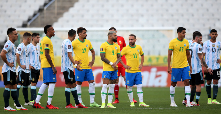 Brasil e Argentina têm jogo adiado - Getty Images