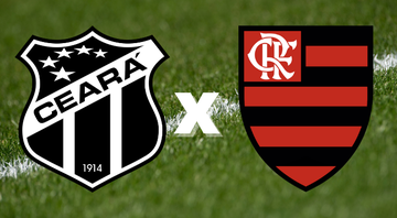 Ceará e Flamengo se enfrentam pela 17ª rodada do Brasileirão - Getty Images/ Divulgação