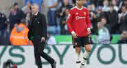 Cristiano Ronaldo e Solskjaer não estão se entendendo no Manchester United - GettyImages