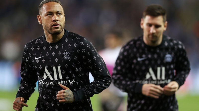 Neymar, Messi e Mbappé foram criticados em estreia do PSG na Champions League - GettyImages