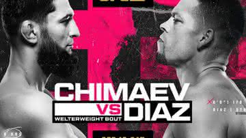 Imagem Khamzat Chimaev e Nate Diaz fazem a luta principal do UFC 279 neste sábado