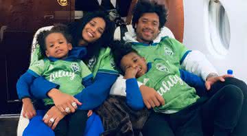 Ciara com Russell Wilson e os outros dois filhos, Sienna e Future Zahir - Instagram