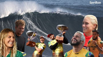 Circuito Mundial de Surfe e os candidatos ao título - GettyImages (Arte: SportBuzz)