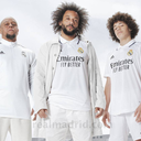 Roberto Carlos e Marcelos foram modelos no anúncio da nova camisa do Real Madrid - Reprodução Adidas/Real Madrid FC