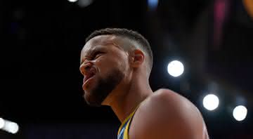 Na NBA, Curry deixou sua marca no duelo entre Golden State Warriors e Los Angeles Lakers - GettyImages