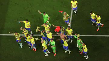 Comemoração ;do Brasil na Copa do Mundo - Getty Images