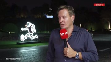 Repórter dinamarquês sofreu com ataque antes do início da Copa do Mundo - TV2