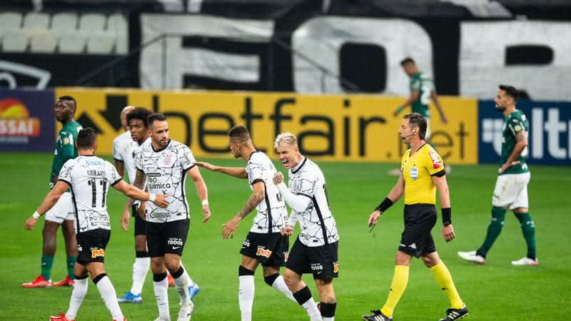 Corinthians e Palmeiras duelaram no Campeonato Brasileiro - GettyImages