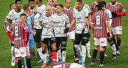 Corinthians e São Paulo se enfrentaram pela 8ª rodada do Brasileirão - Getty Images