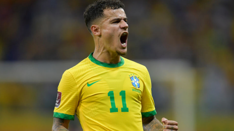 Coutinho foi o grande destaque da Seleção Brasileira na partida contra o Paraguai nas Eliminatórias - GettyImages