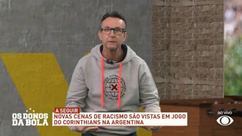Neto ironiza Ceni após empate no clássico: "Craque do Corinthians!" - Transmissão/Youtube/Os Donos da Bola