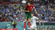 Cristiano Ronaldo não parece ter desistido de seu gol em Portugal x Uruguai - GettyImages
