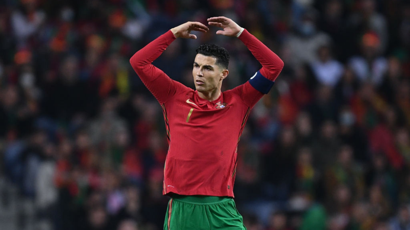 Cristiano Ronaldo em campo pela Seleção de Portugal - GettyImages
