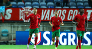Cristiano Ronaldo comemorando o gol de Portugal sob Luxemburgo - GettyImages