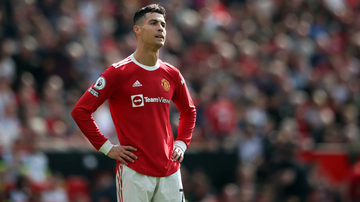 Cristiano Ronaldo não vai estar em camo no jogo entre Manchester United e Liverpool - GettyImages
