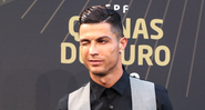 Cristiano Ronaldo durante a premiação da Bola de Ouro - GettyImages