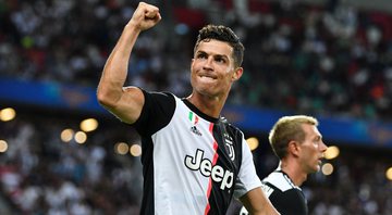 Cristiano Ronaldo comemorando o gol feito pela Juventus - GettyImages