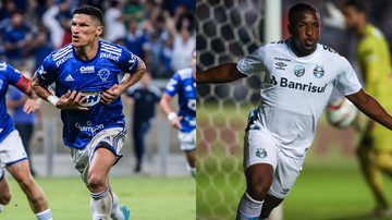 Cruzeiro e Grêmio se enfrentam pela série B do Brasileirão - Lucas Uebel / Grêmio / Gustavo Aleixo / Cruzeiro