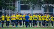 Jogadores do Cruzeiro reunidos durante treinamento - Bruno Haddad/Cruzeiro/Flickr