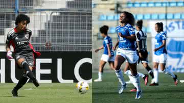 Cruzeiro e São Paulo se enfrentam no Brasileirão Feminino de 2022 - Flickr Cruzeiro/ Gustavo Martins / Flickr São Paulo/ Nilton Fukuda