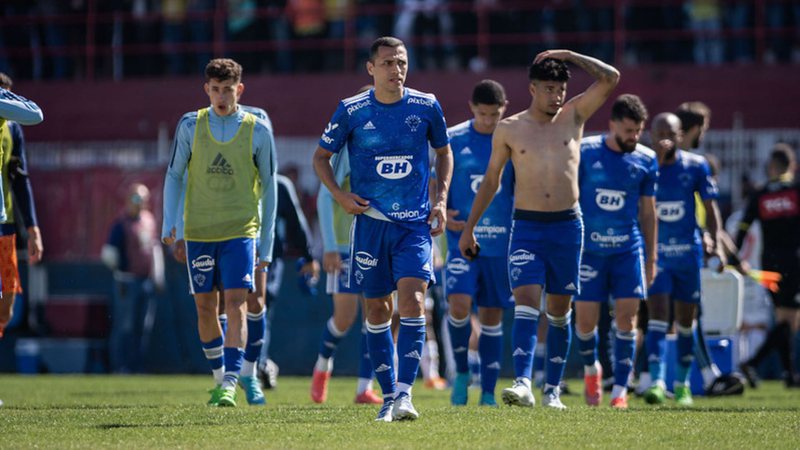 Jogadores do Cruzeiro em campo após a partida contra o Brusque - Roberto Zacarias/Staff Images/Cruzeiro/Flickr