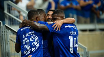 Jogadores do Cruzeiro comemorando gol - Bruno Haddad / Cruzeiro / Fotos Públicas