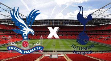 Emblemas de Crystal Palace e Tottenham - Getty Images / Divulgação