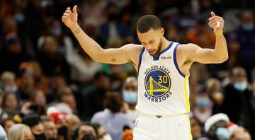 Curry, jogador do Warriors que enfrentou Porter na NBA - GettyImages