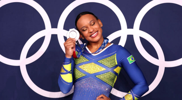 Daiane dos Santos se emociona com medalha de prata de Rebeca Andrade - GettyImages