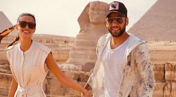Daniel Alves e a esposa curtem férias românticas no Egito - Instagram
