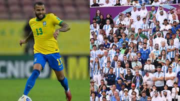 Daniel Alves é criticado pela torcida da Argentina na Copa do Mundo - Getty Images