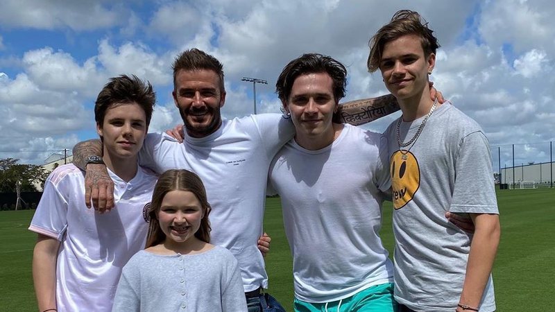 David Beckham mostrou que a filha também gosta de futebol - Instagram